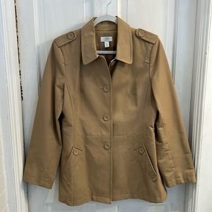 Ann Taylor LOFT Trench Blazer Size 10